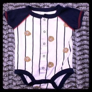 0-3M baseball Onesie